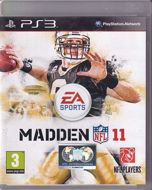 Madden NFL 11 - PS3 (B Grade) (Genbrug)